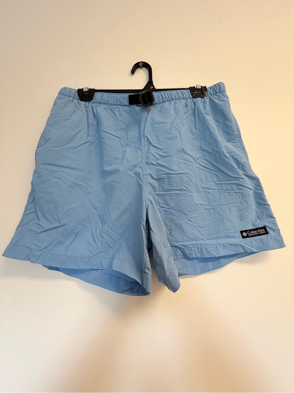 Columbia  Women  Sky Blue Elastic Waist Outdoor Shorts